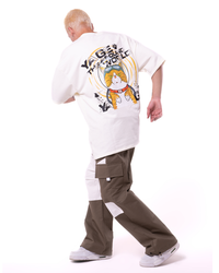 Camiseta Oversize Gato Astronauta