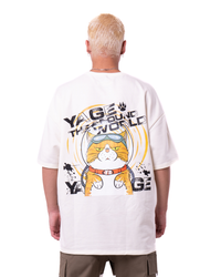 Camiseta Oversize Gato Astronauta